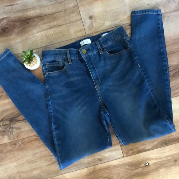 Curvy HIGH RISE SKINNY Jeans sz10/30 run small=sz6 - Picture 1 of 9